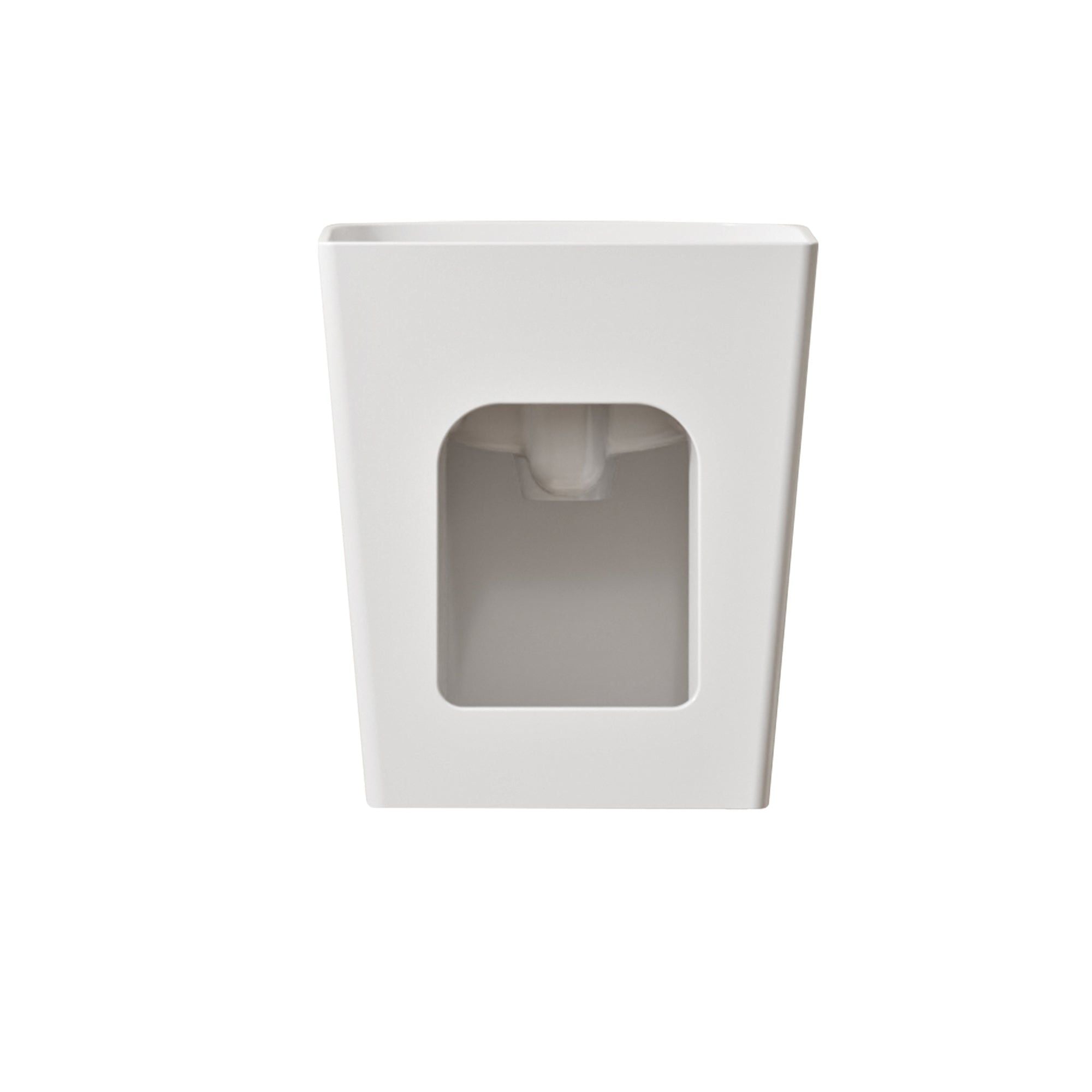 Lavabo mural blanc : Lavabo mural compact blanc (38x40x45cm)