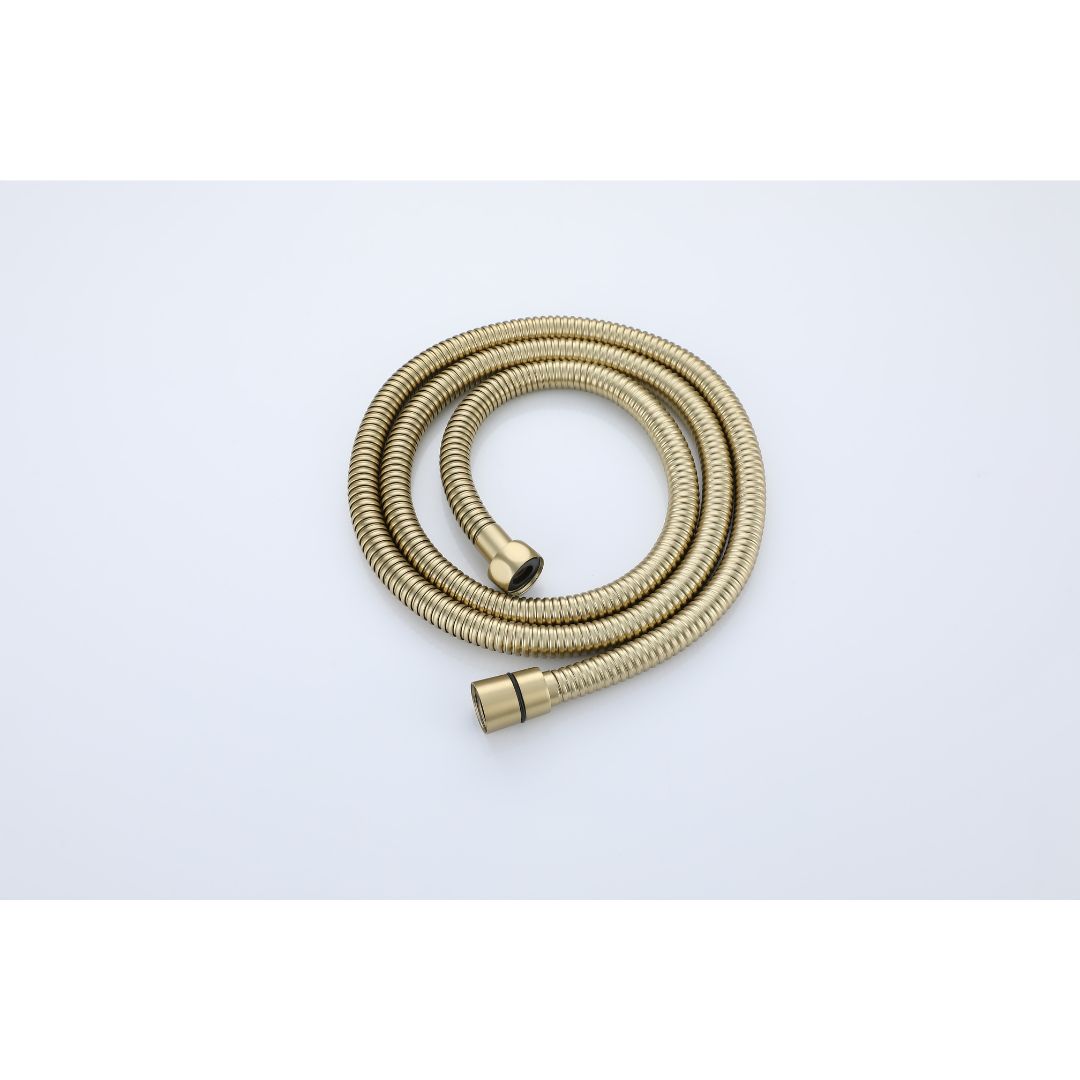 Tuyau de douche en or brossé, flexible et durable, parfait pour votre salle de bain