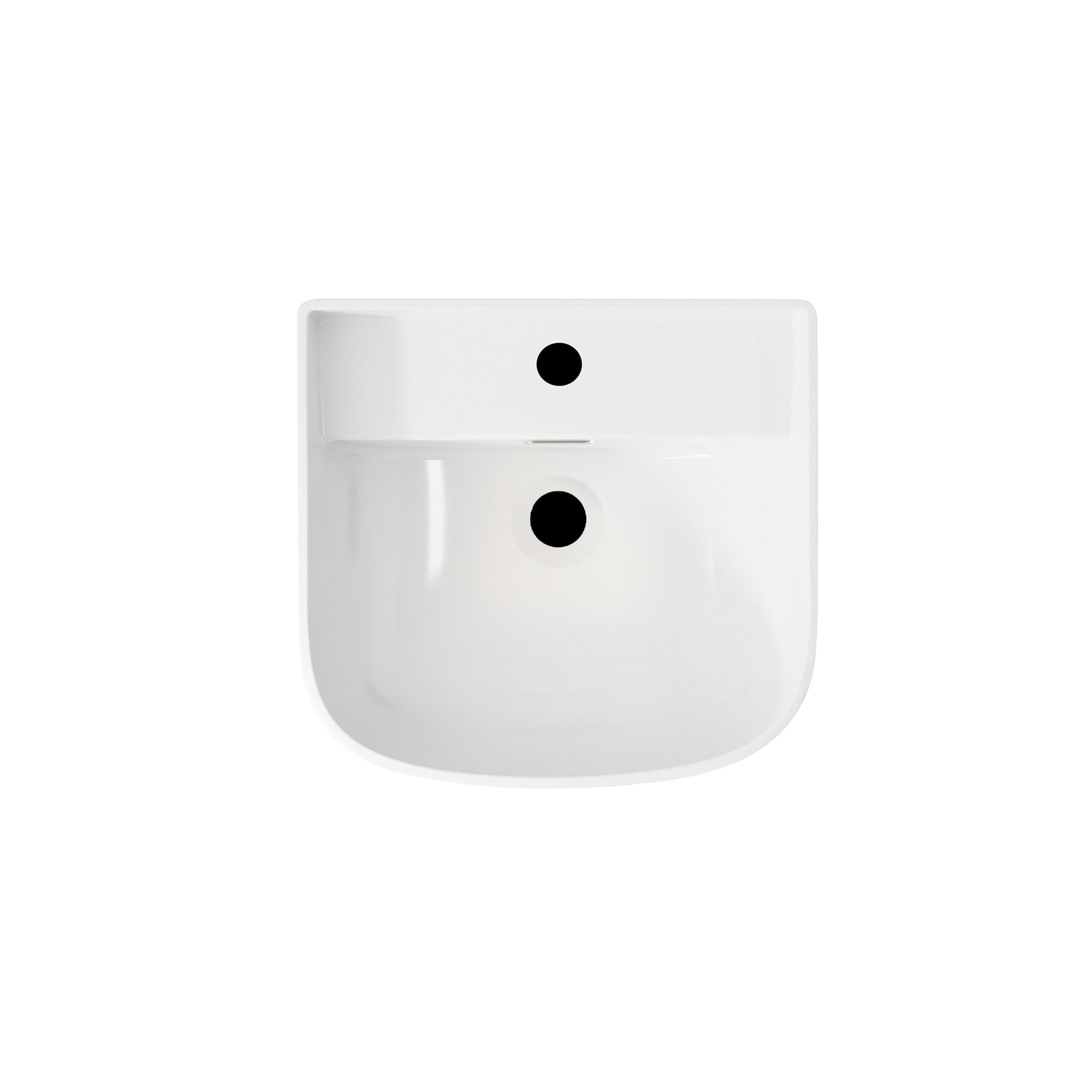 Lavabo mural blanc : Lavabo mural blanc (38x40x45cm)
