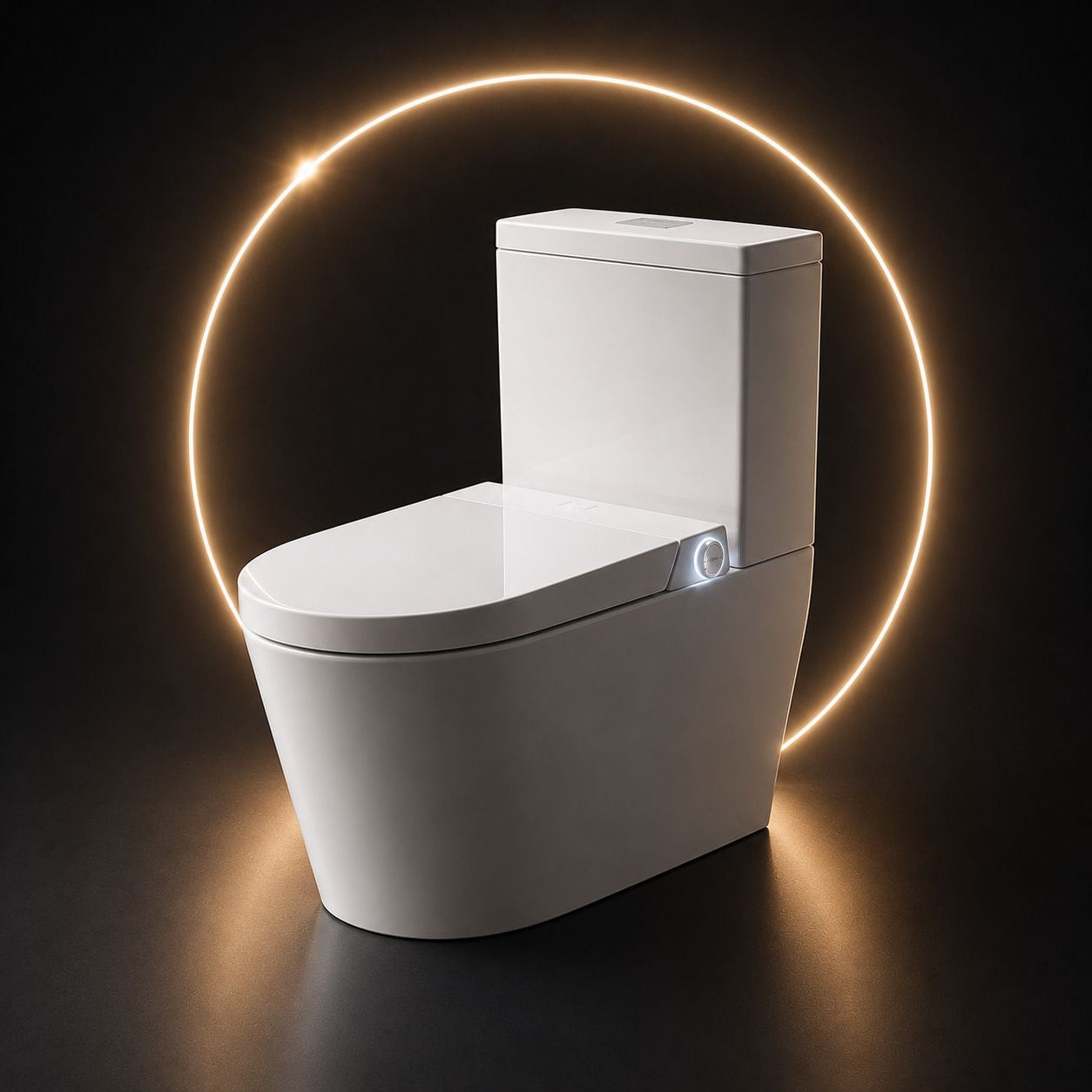 WC Intelligent Japonais T5 : toilette moderne avec lumière d'ambiance