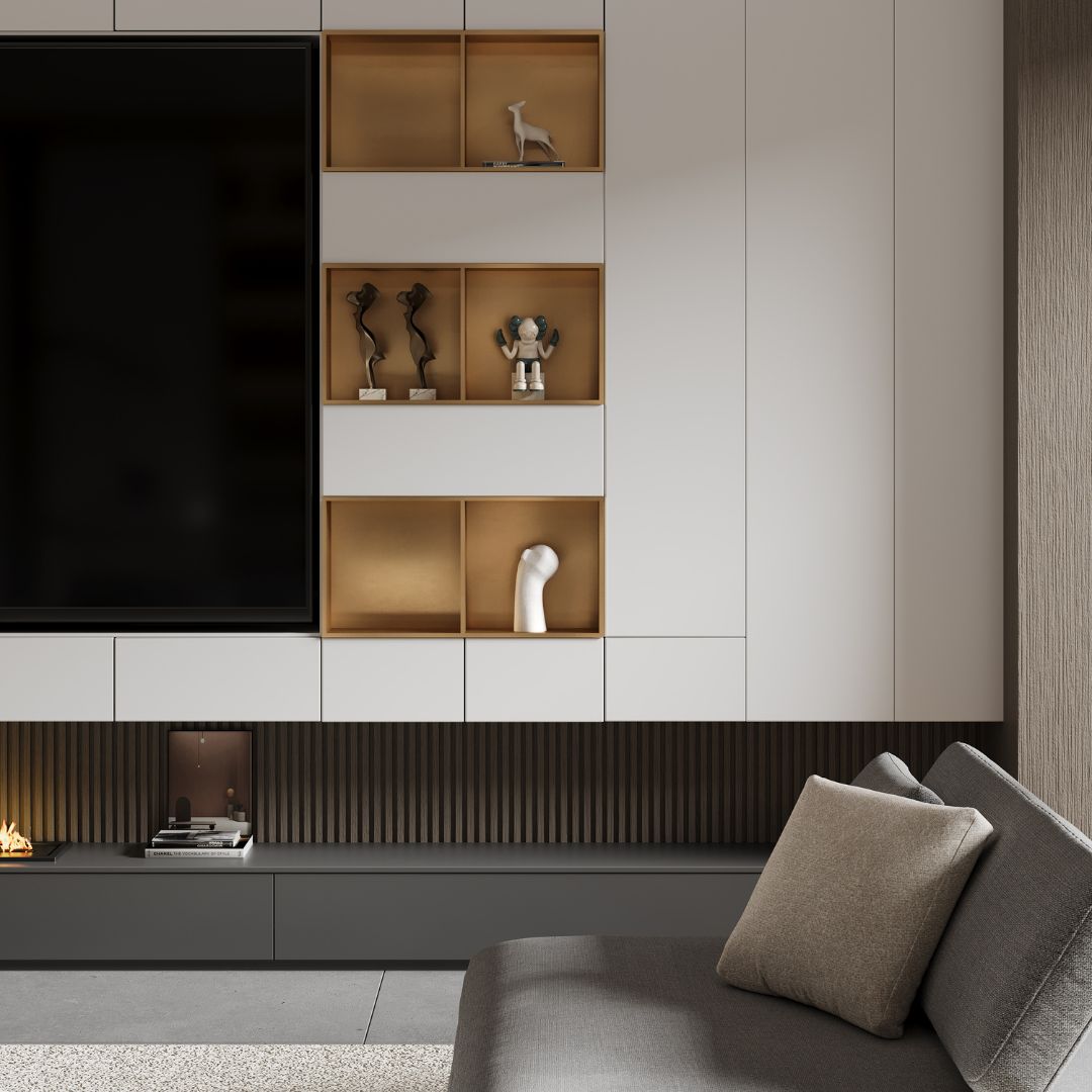 Niche de douche double, 60x30x12 cm, finition dorée, rangement de salle de bain moderne