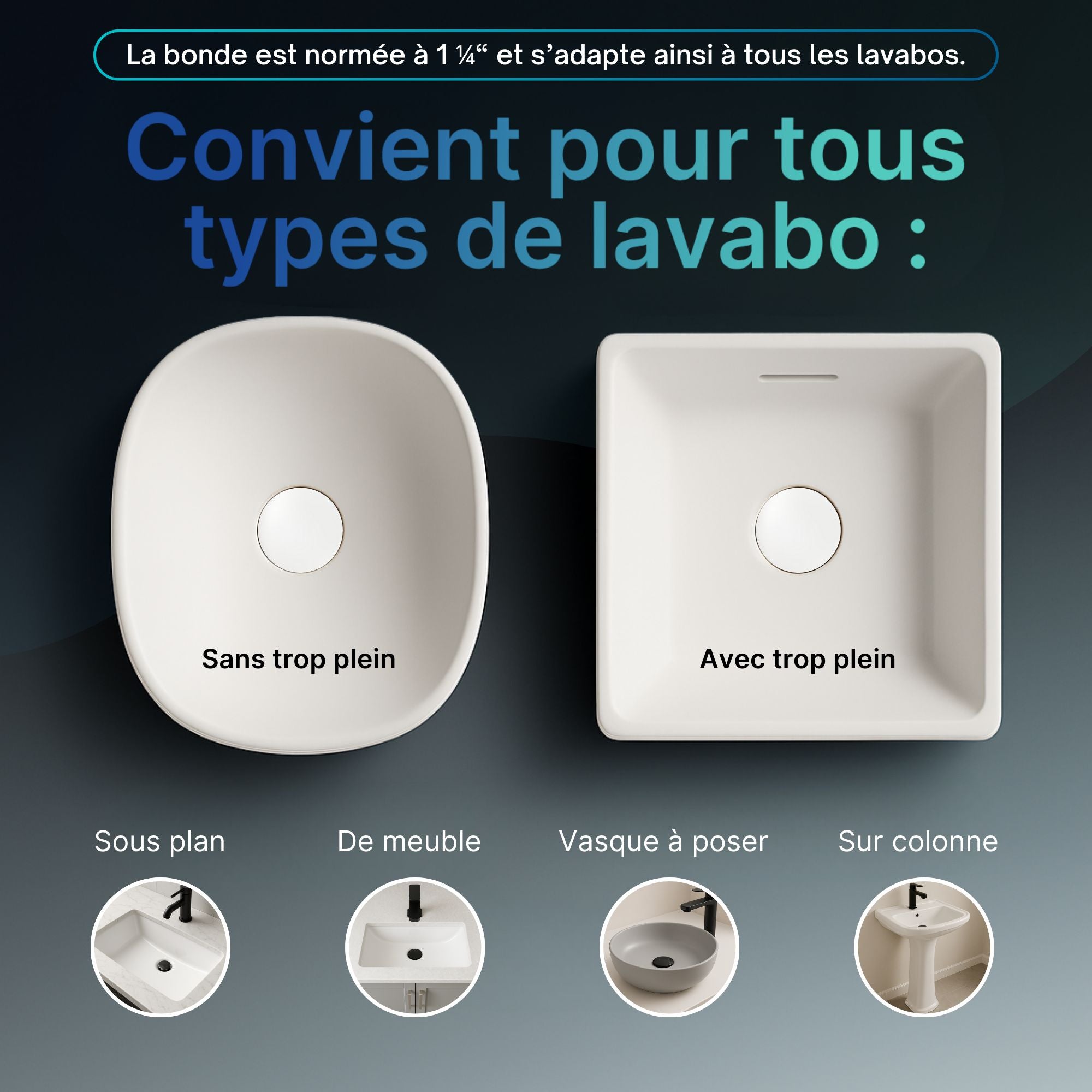 Bonde clic-clac blanche