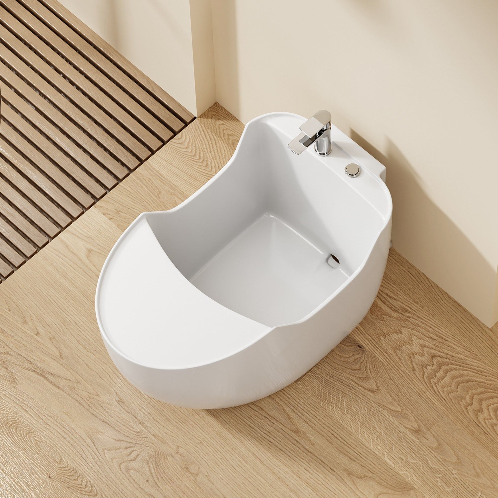 Bassin d'ablutions Medine avec assise - Compact et Polyvalent
