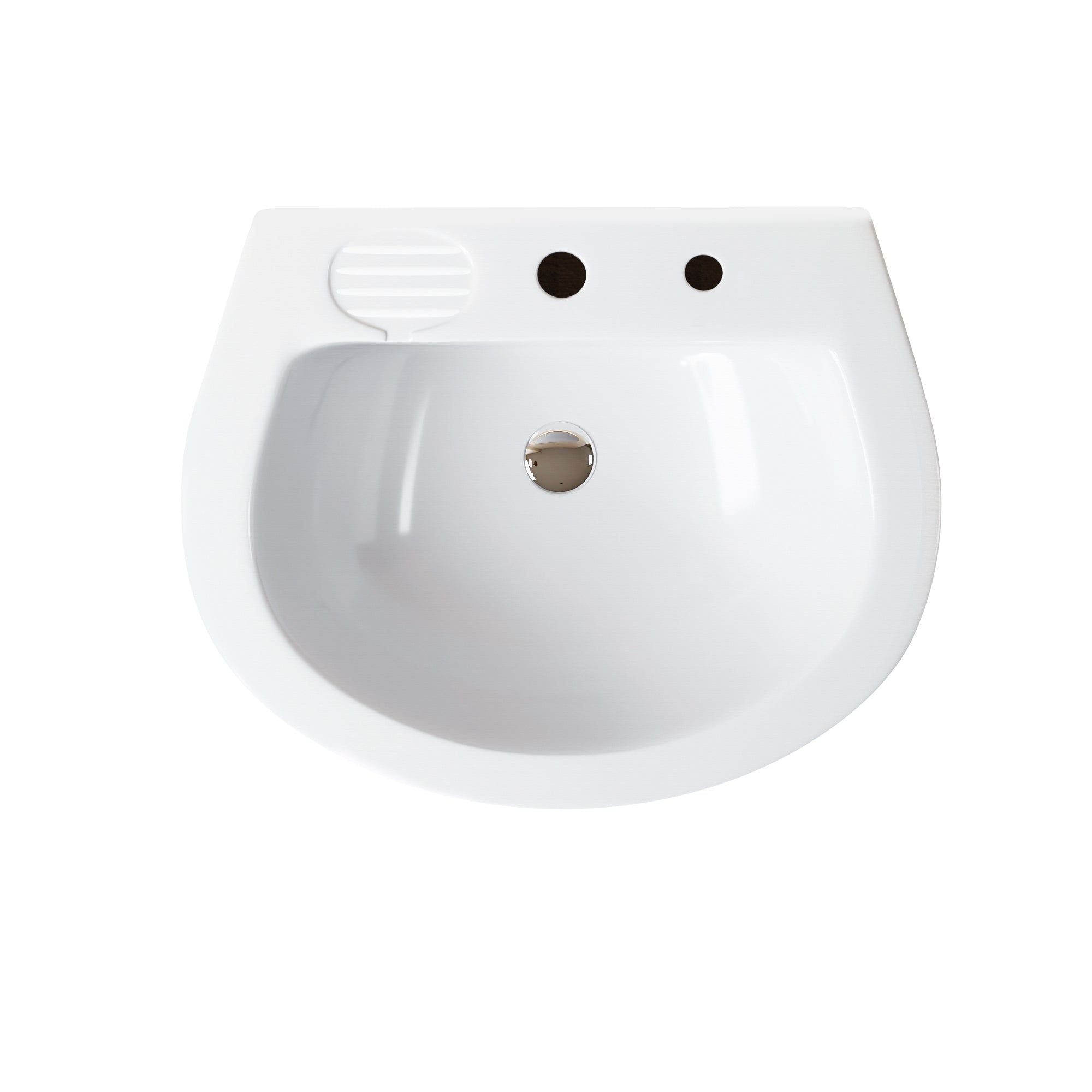 Lavabo d'ablutions - Bassin Lavage des pieds Wudu: White ceramic washbasin for foot washing (Wudu)