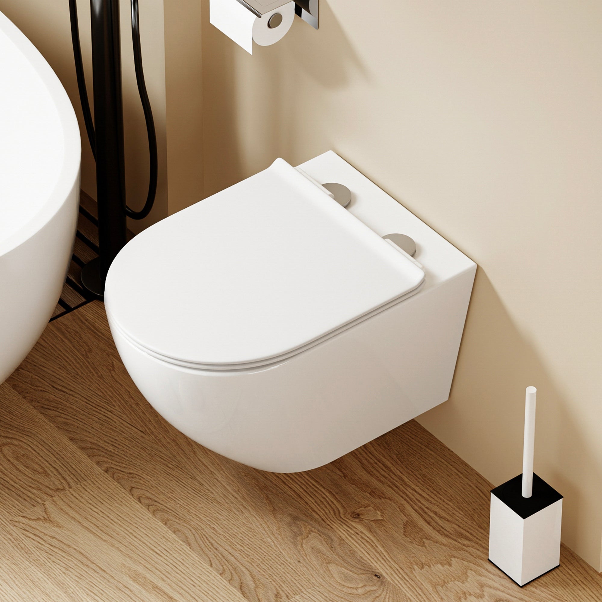WC suspendu VALA (53*36,5*26,5cm)– Design moderne & abattant Soft Close (Copie)