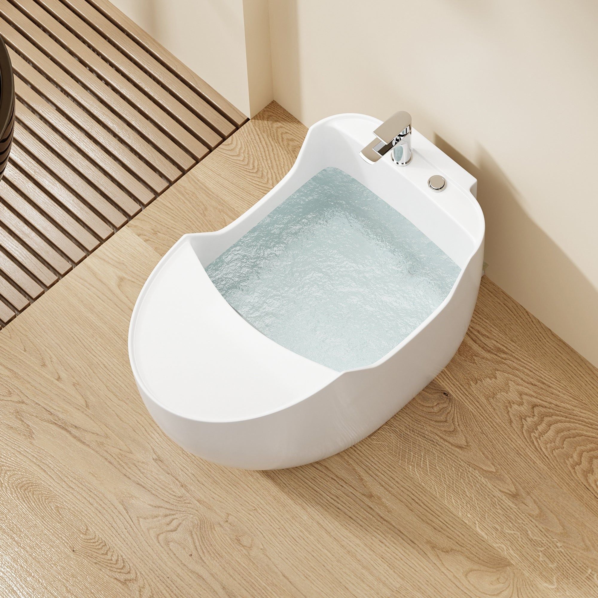 Bassin d'ablutions Medine avec assise - Compact et Polyvalent
