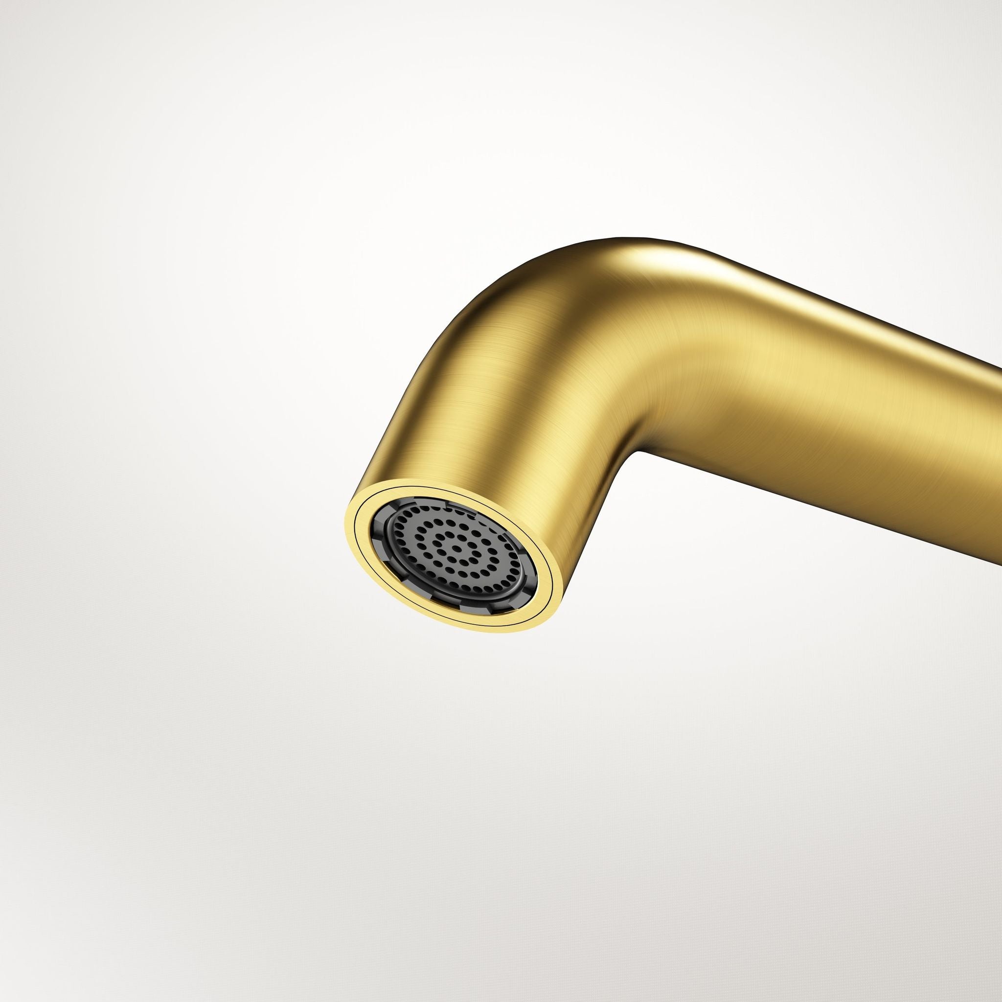 Robinet encastrable à bec - finition or