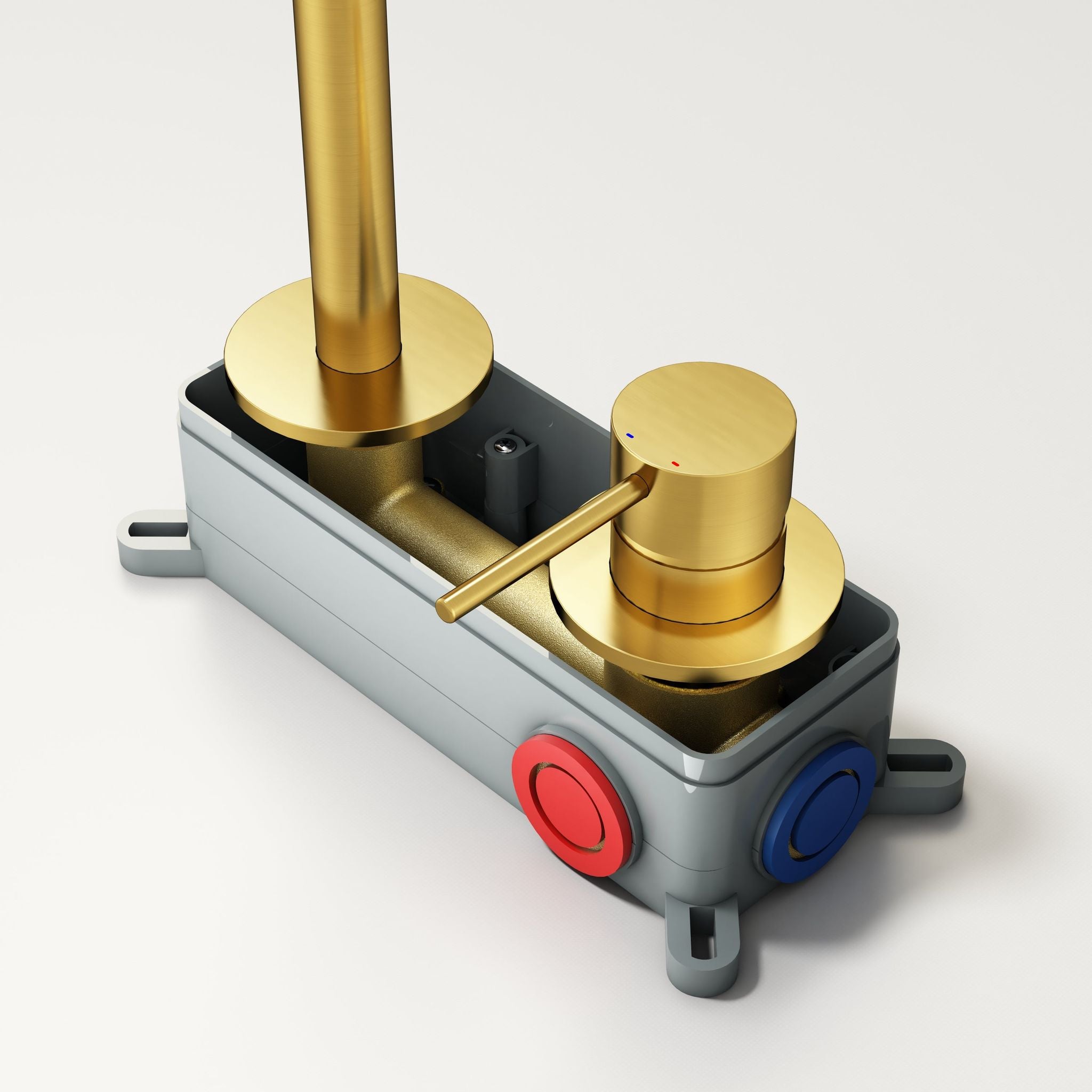 Robinet encastrable à bec - finition or