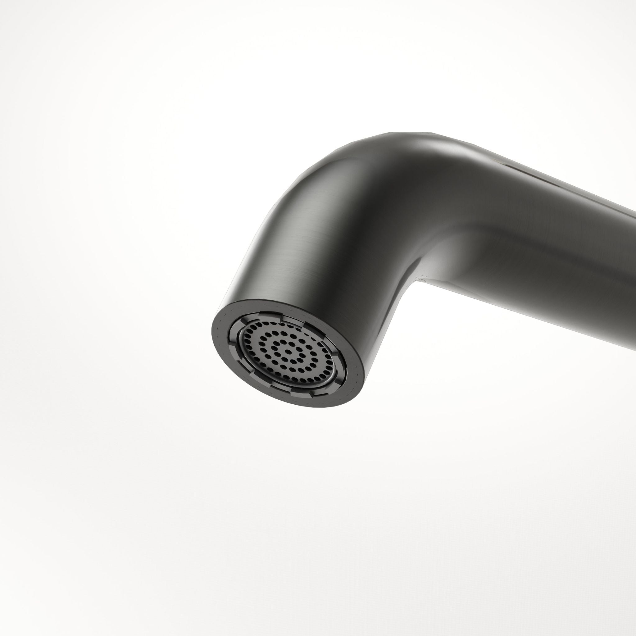 Robinet à bec pour salle de bain couleur gris metallisé