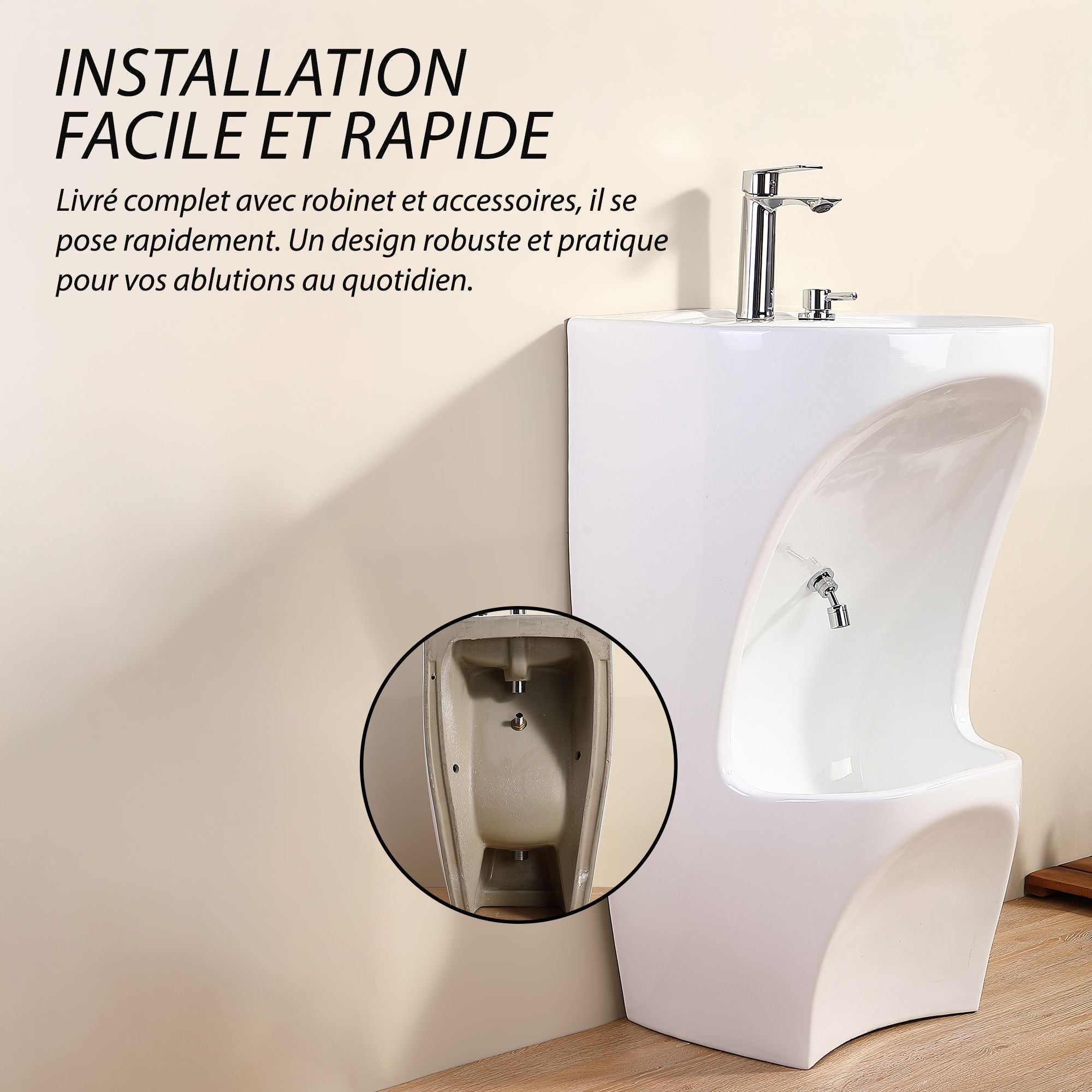 Lavabo d'ablutions Marrakech - Bassin Wudu Lavage des pieds