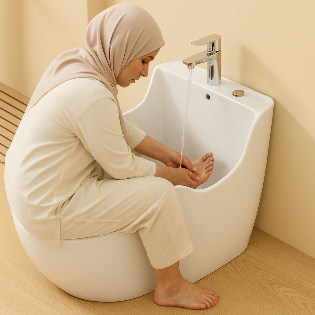 Bassin ablutions wudu