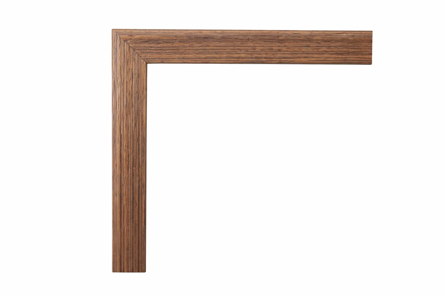 Miroir lumineux LED avec cadre bois Noyer foncé veinage naturel