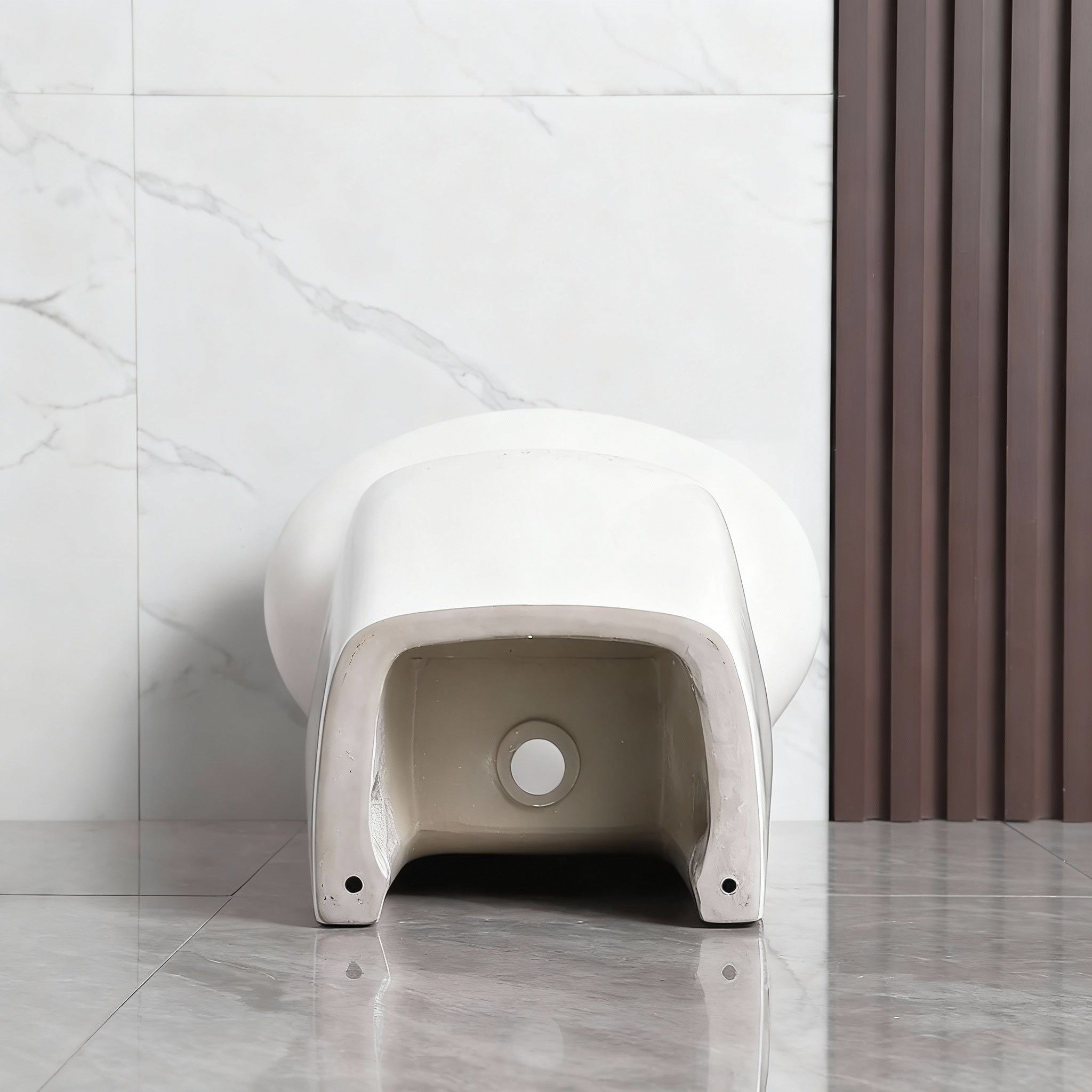 Lavabo d'ablutions Méca - Bassin Lavage des pieds Wudu finition marbre épuré