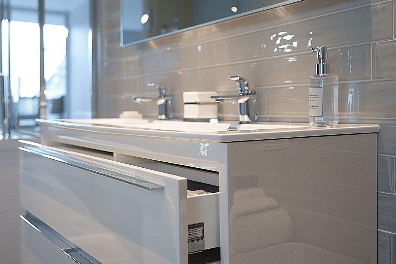Meuble salle de bain avec miroir intégré : armoire et ensemble pour votre salle d'eau