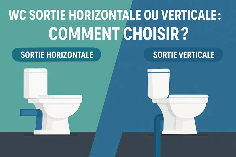 WC à sortie verticale ou horizontale : lequel choisir ?