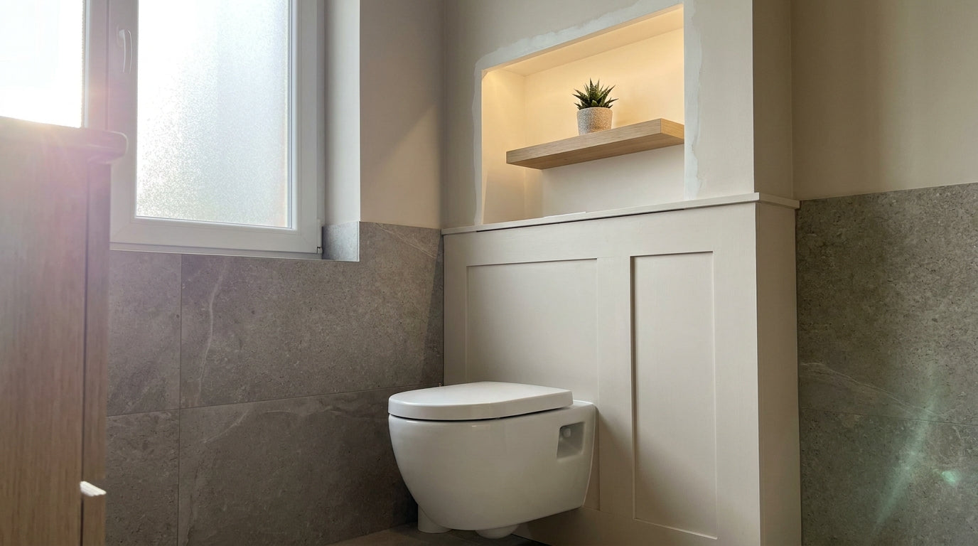 Habillage WC suspendu : guide complet, prix et idées déco