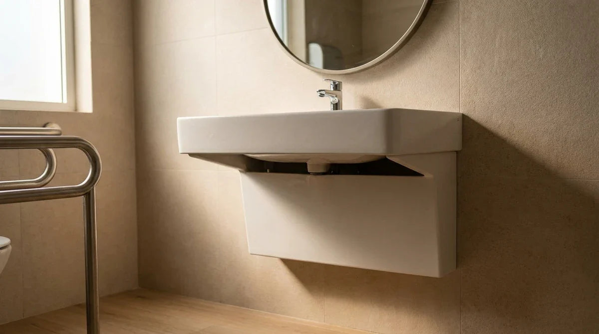 Lavabo PMR : normes, dimensions et guide d'achat