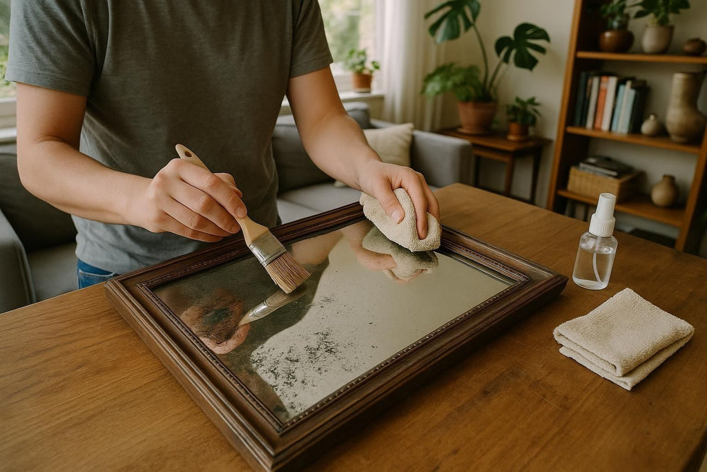 Miroir piqué : guide complet pour une restauration réussie