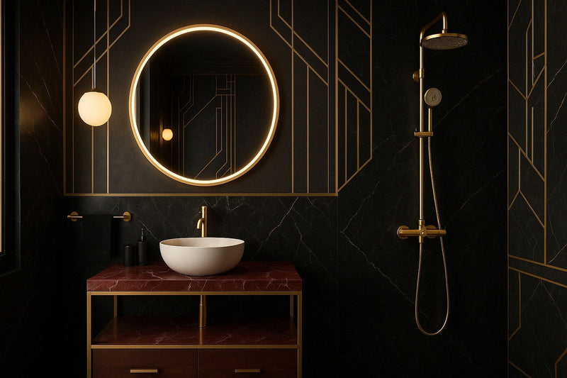 Meuble salle de bain art déco : conseils pour une déco chic et graphique