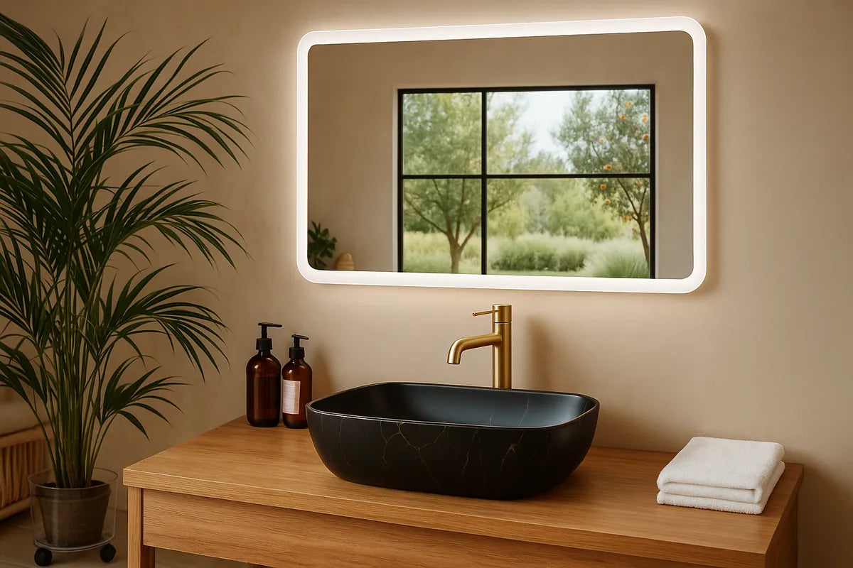 Quelle dimension et diamètre pour un miroir de salle de bain ?