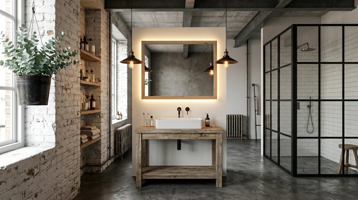 Salle de bain style industriel : codes, matériaux et inspirations qui marchent vraiment