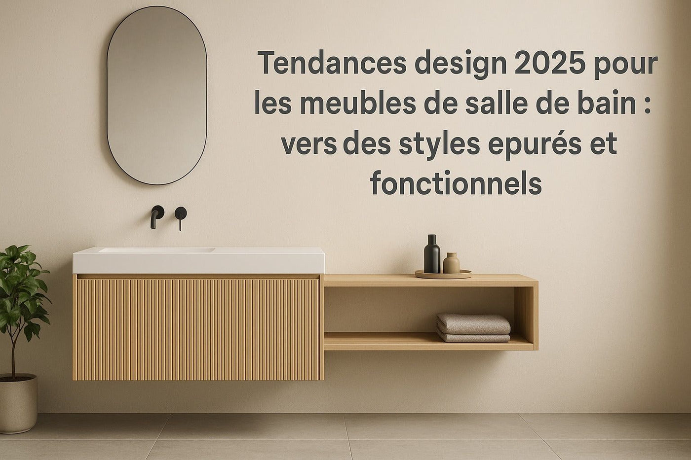 Salle de bain 2025 : les tendances meubles et décoration à suivre