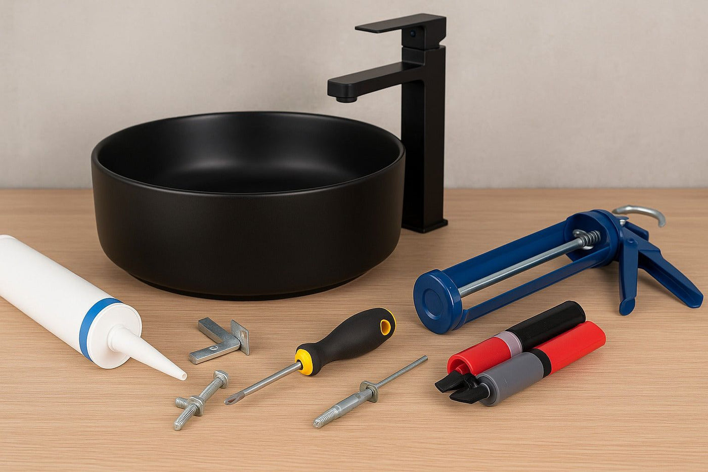 Avec quelle colle poser une vasque sur un meuble de salle de bain ?