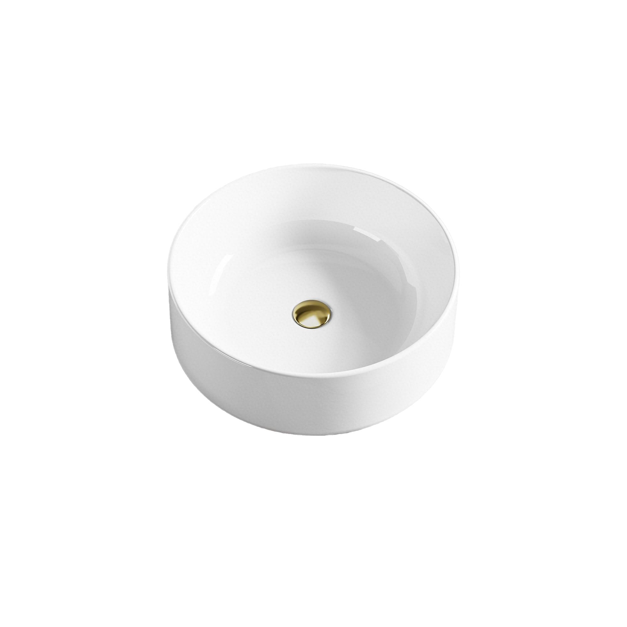 Vasque à poser ronde blanche (39,5*39,5)