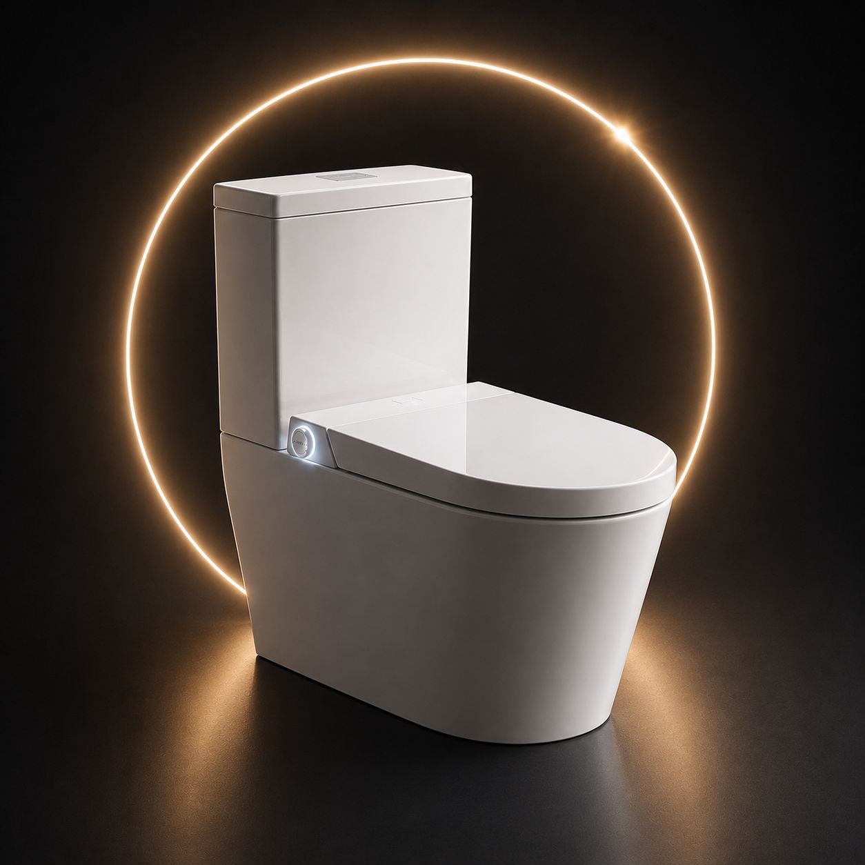 WC Intelligent Japonais T5 : toilette moderne avec lumière d'ambiance