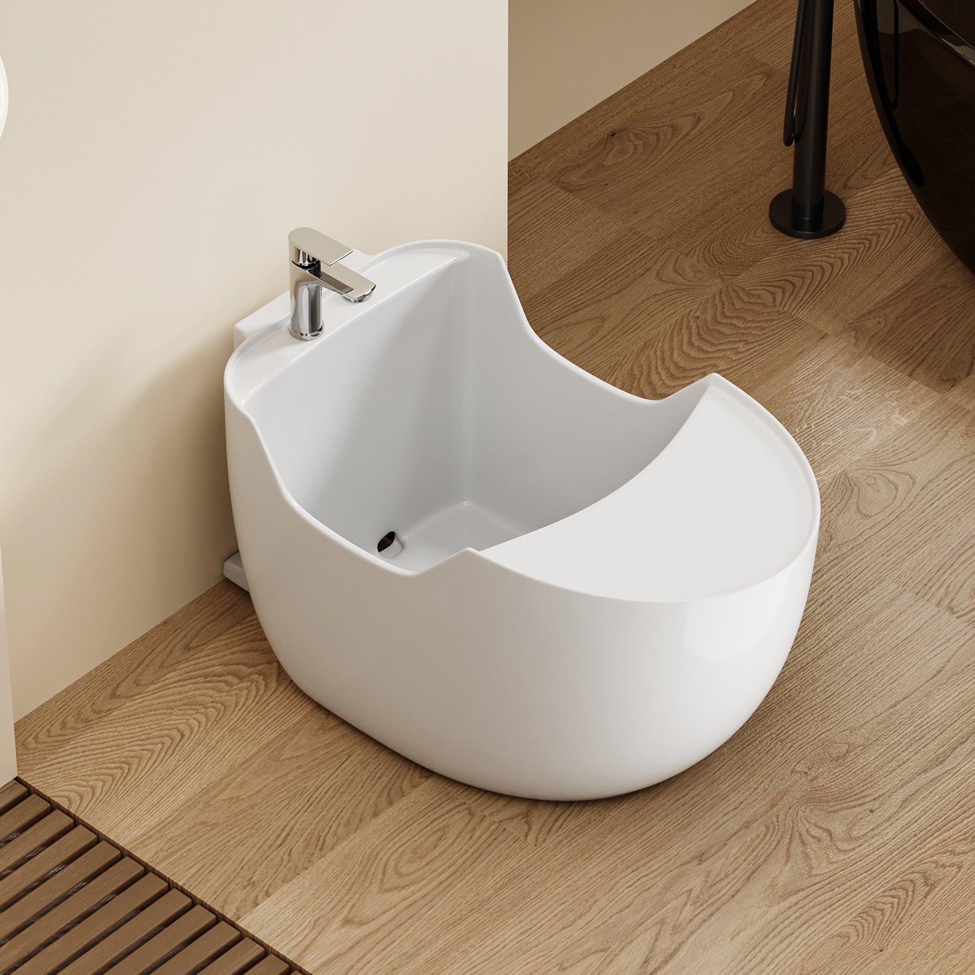 Bassin d'ablutions Medine avec assise - Compact et Polyvalent