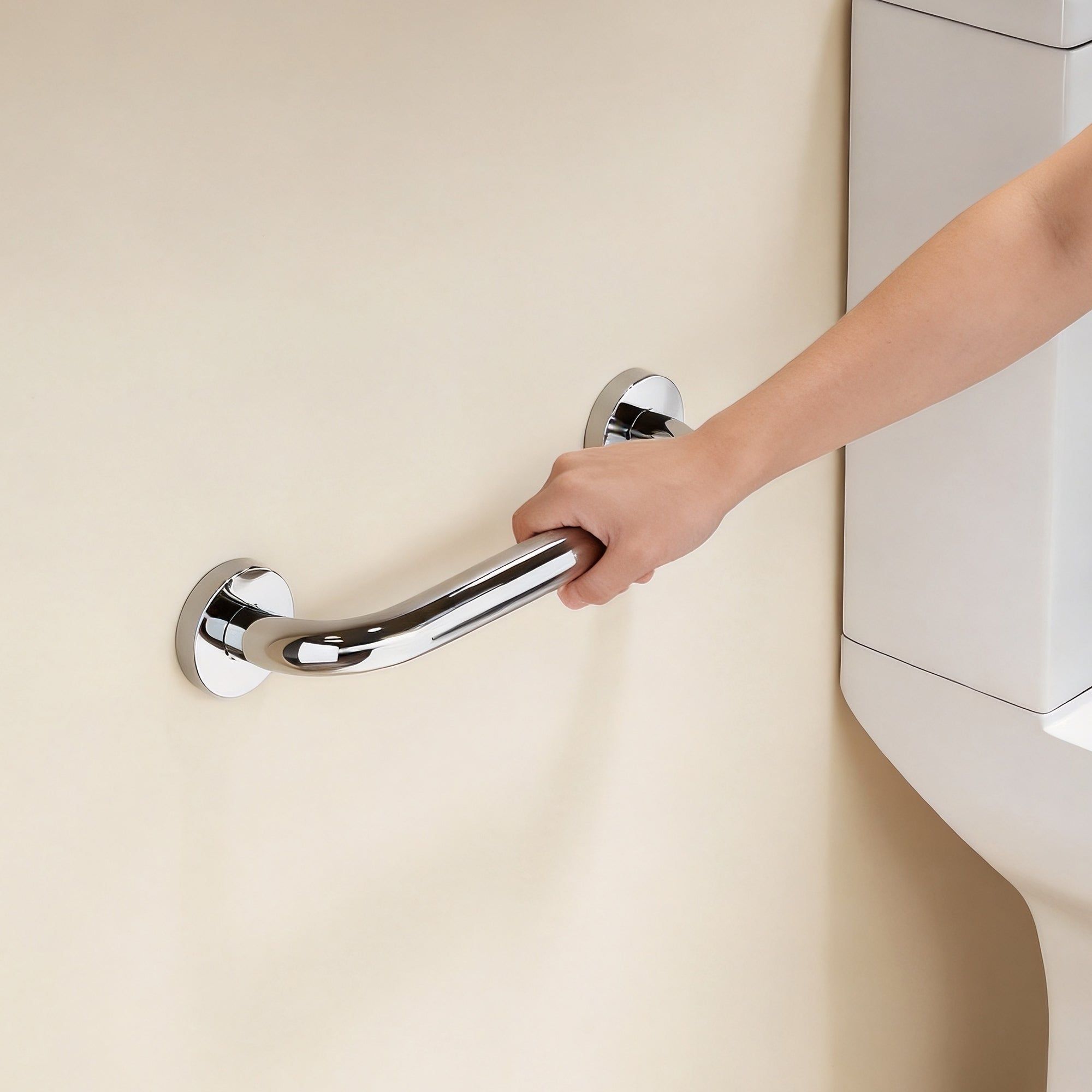 Barre d’appui murale en acier inoxydable 19 cm pour salle de bain