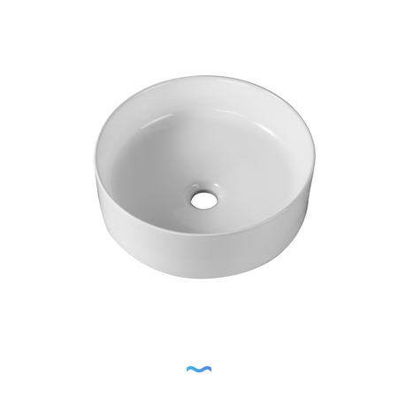 Vasque ronde en céramique blanche