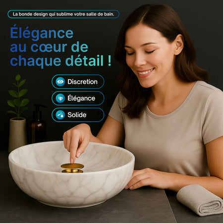 Bonde clic-clac coloris or