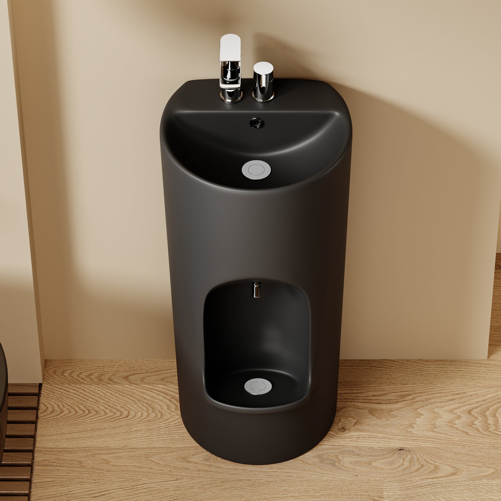 Lavabo d'ablutions Riyad - Design rond et fin