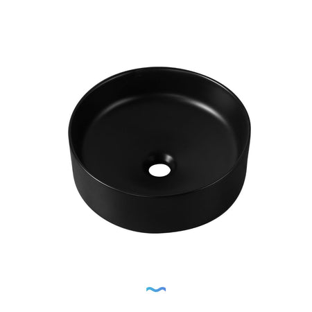 Vasque ronde en céramique noire
