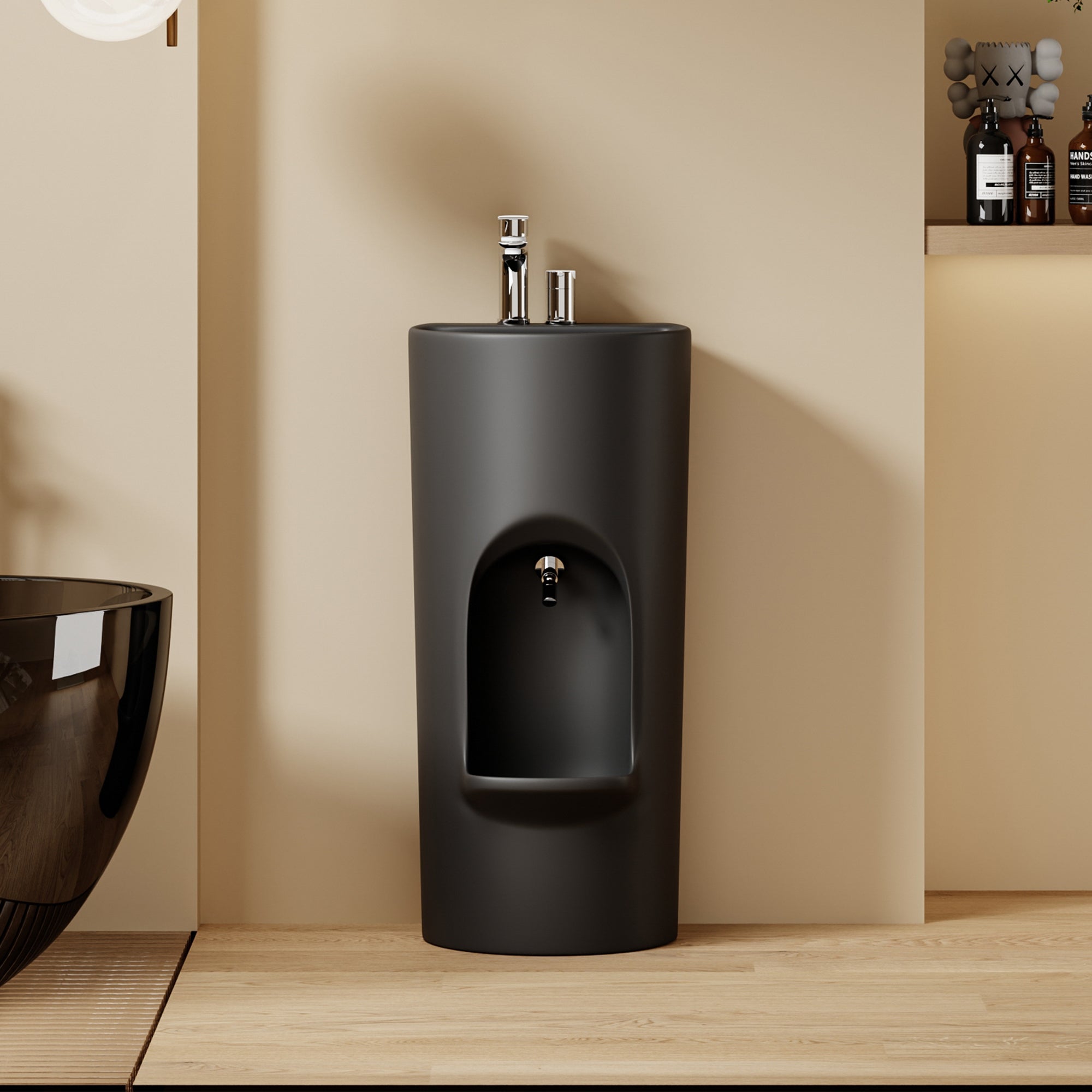 Lavabo d'ablutions Riyad - Design rond et fin