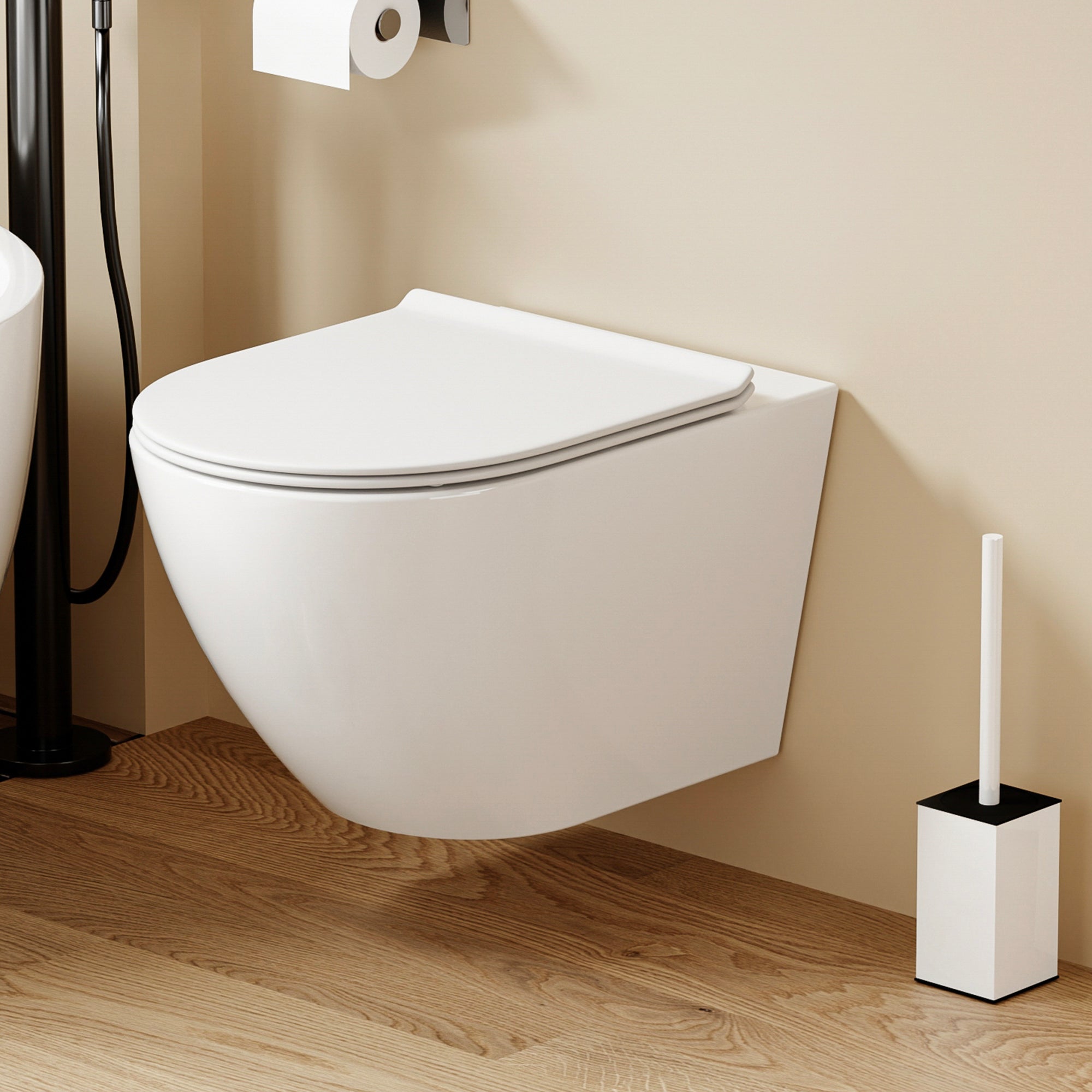 WC suspendu VALA (53*36,5*26,5cm)– Design moderne & abattant Soft Close (Copie)