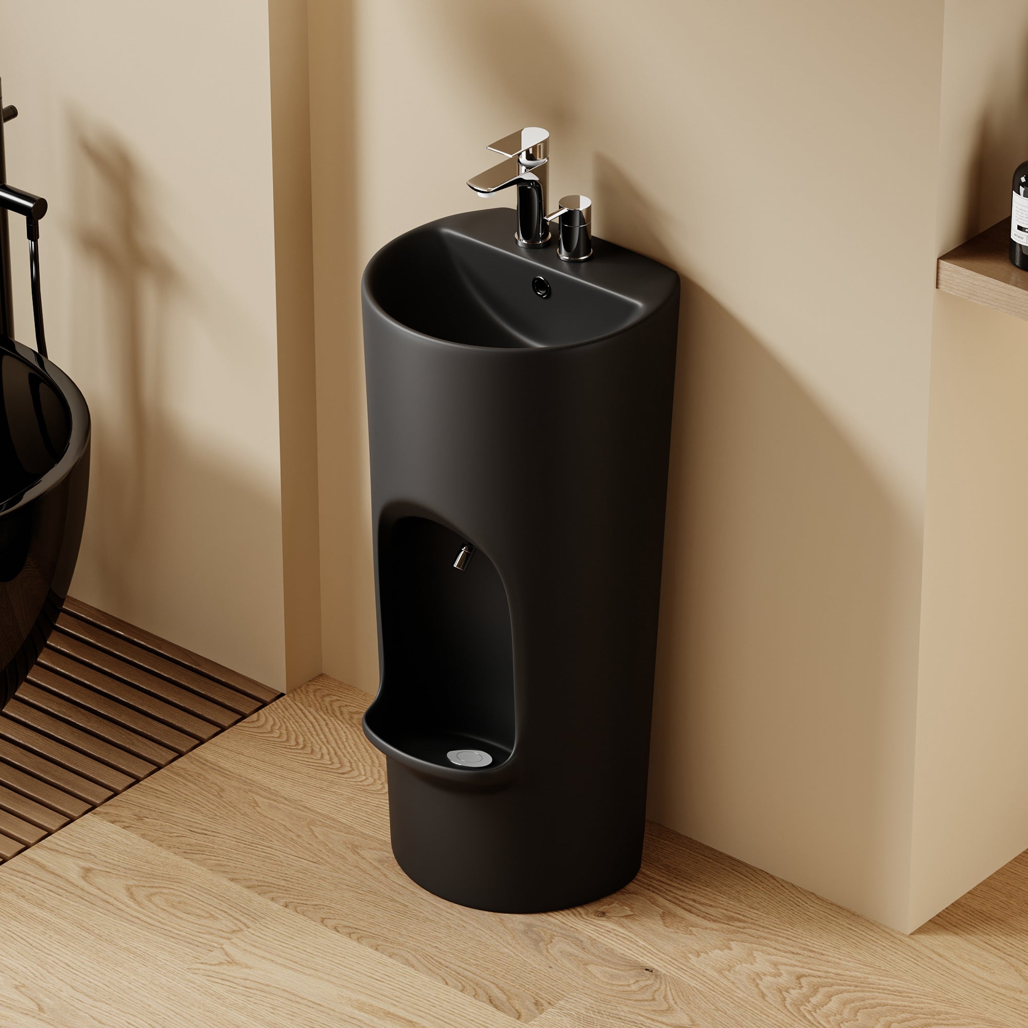 Lavabo d'ablutions Riyad - Design rond et fin