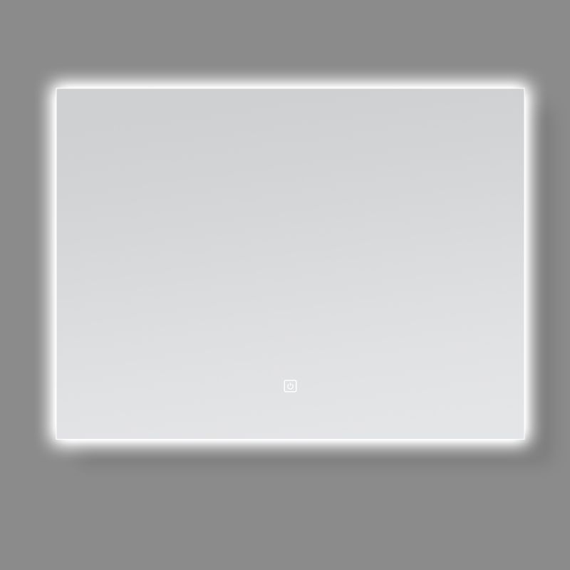 Miroir mural infinity LED : Miroir de salle de bain lumineux moderne avec éclairage LED.