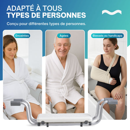 Siège de baignoire PMR