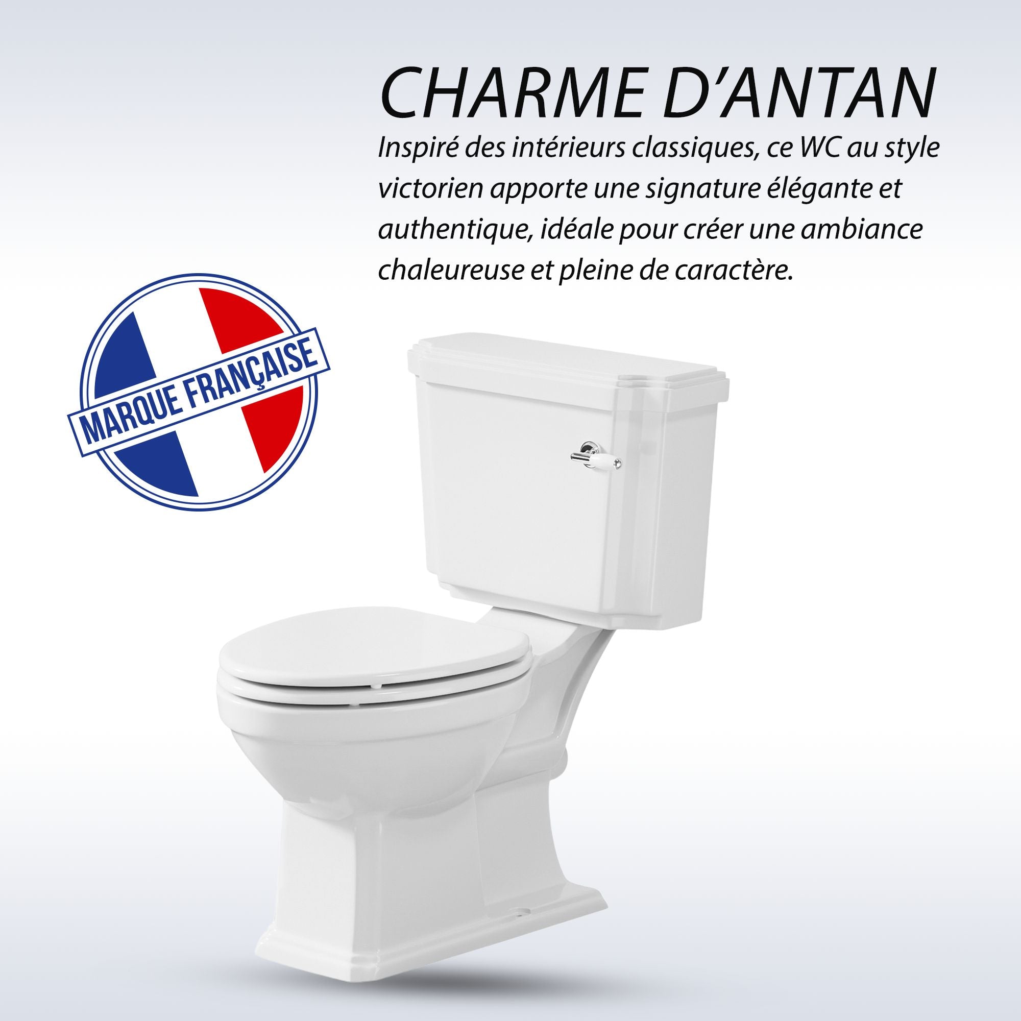 WC Victoria : toilettes style rétro victorien, charme d'antan, marque française